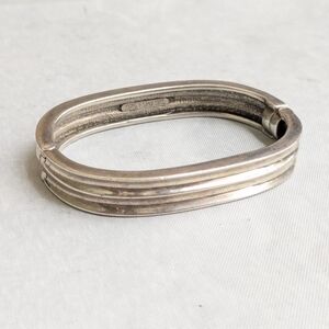 Vintage Sterling Silver Bracelet Hinge 6.75" Joseph Esposito Espo Sig